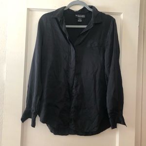 Vintage Nordstrom 100% silk button down